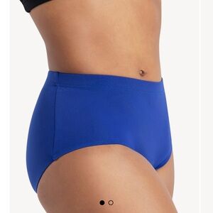 Capezio Adult's Classic Stretch Dance Brief. Royal blue Size XL new